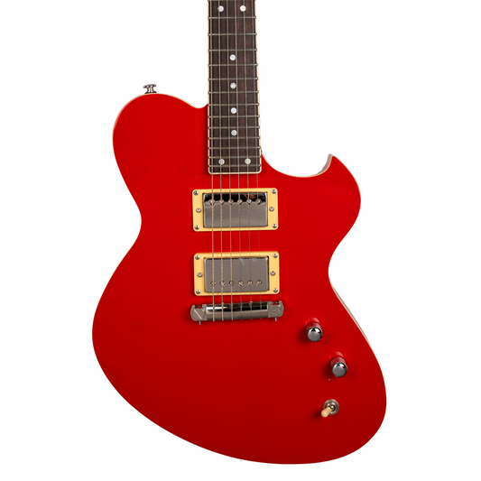 NEWMAN HONEYCOMB SENIOR HH GUITAR-X - ROSSA CORSA W/ CREAM BINDING
