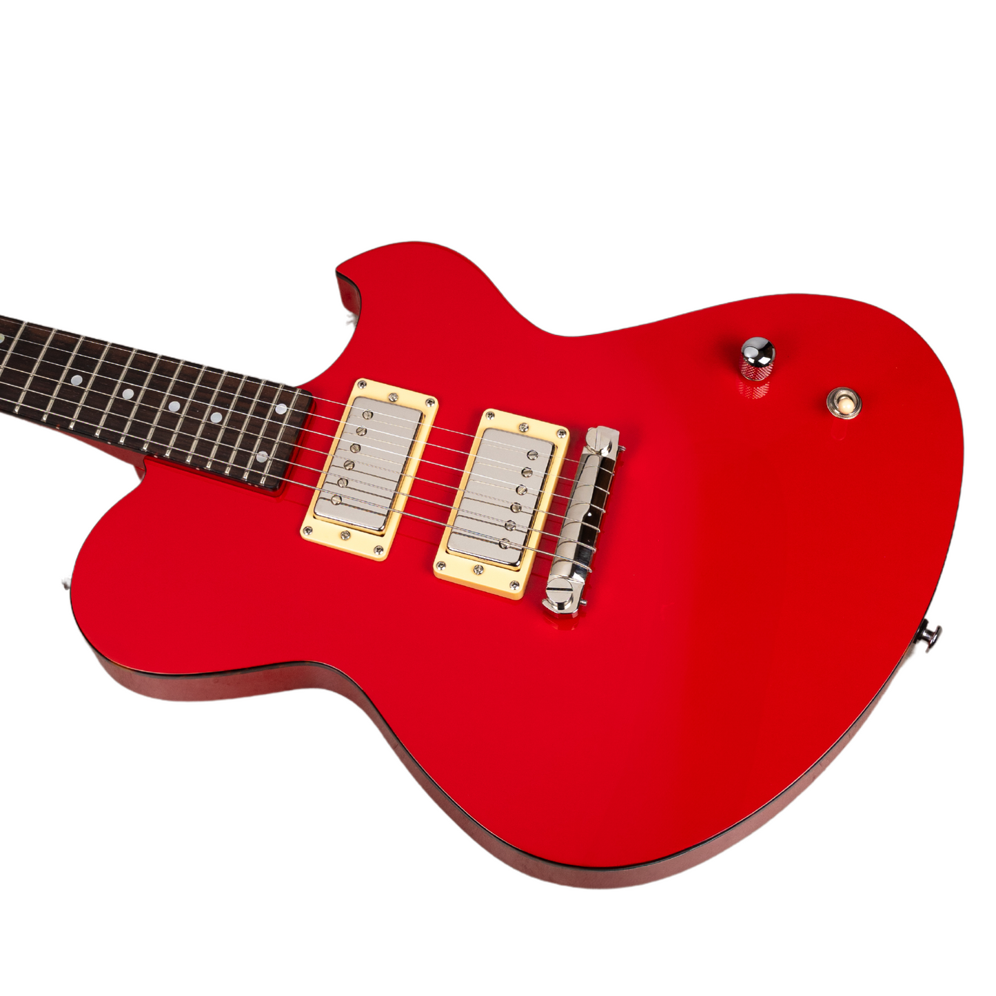 NEWMAN HONEYCOMB SENIOR HH GUITAR-X - ROSSA CORSA W/ TORTOISESHELL BINDING
