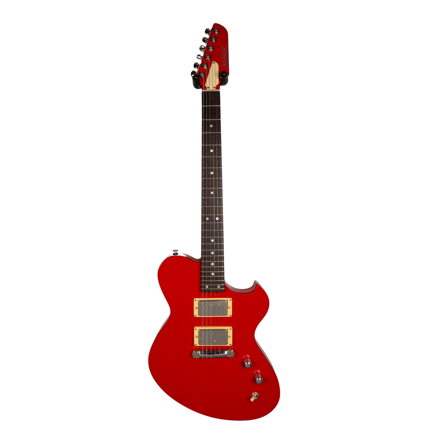 NEWMAN HONEYCOMB SENIOR HH GUITAR-X - ROSSA CORSA W/ TORTOISESHELL BINDING
