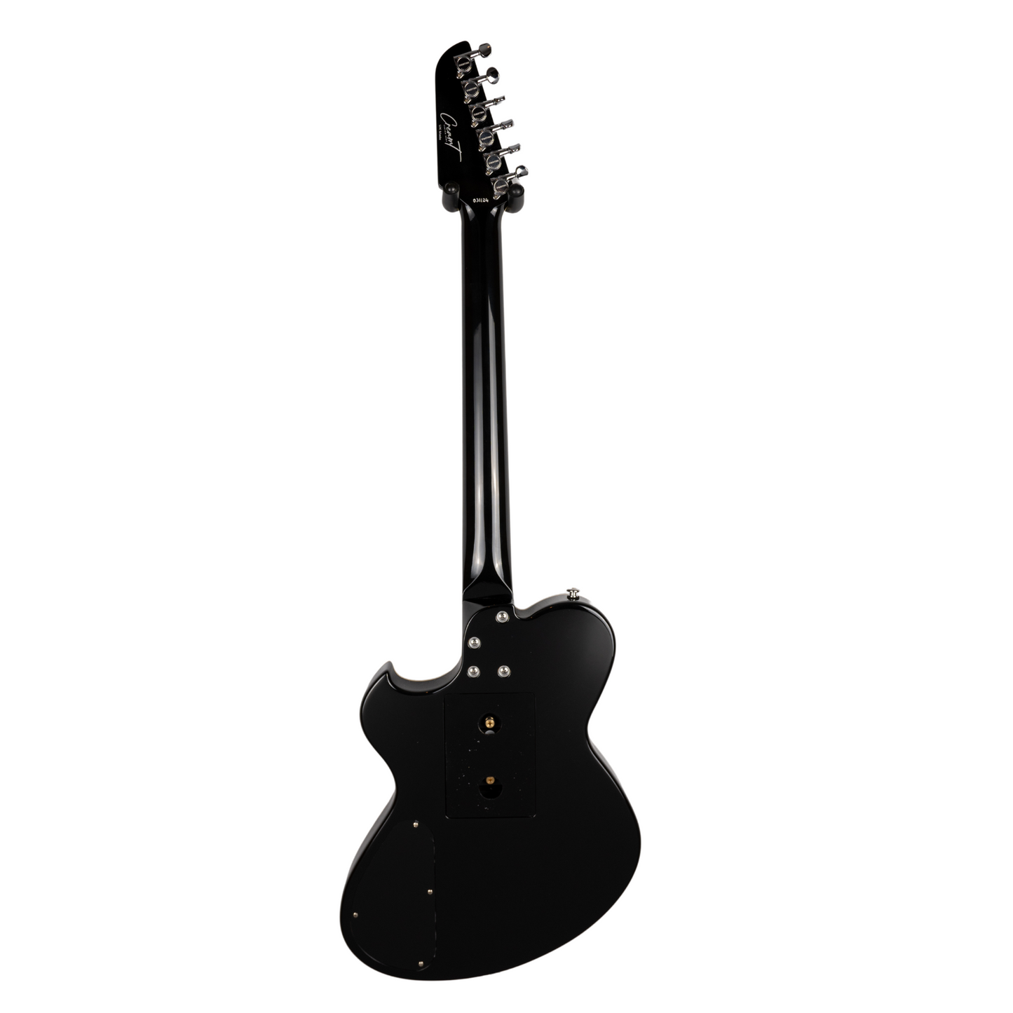NEWMAN HONEYCOMB SENIOR HH GUITAR-X - NERO DAYTONA W/ CREAM BINDING