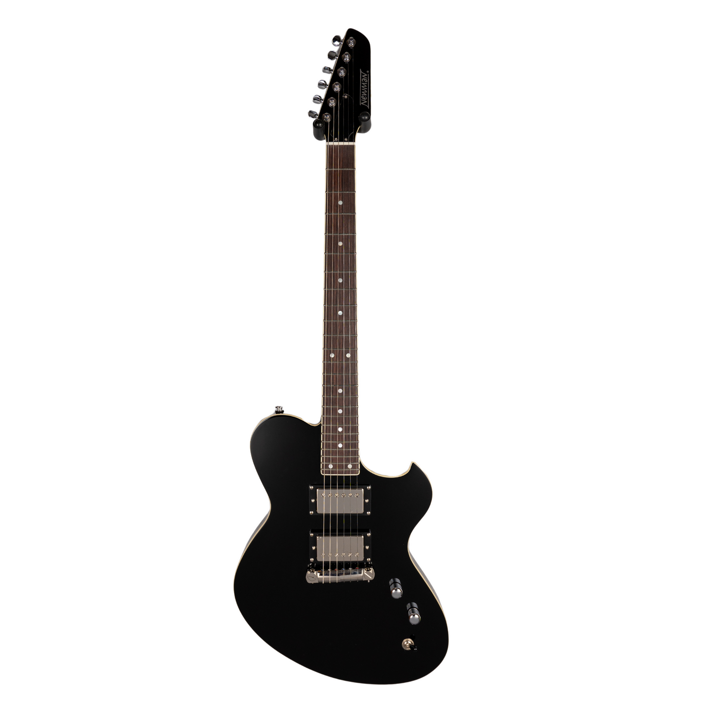 NEWMAN HONEYCOMB SENIOR HH GUITAR-X - NERO DAYTONA W/ CREAM BINDING