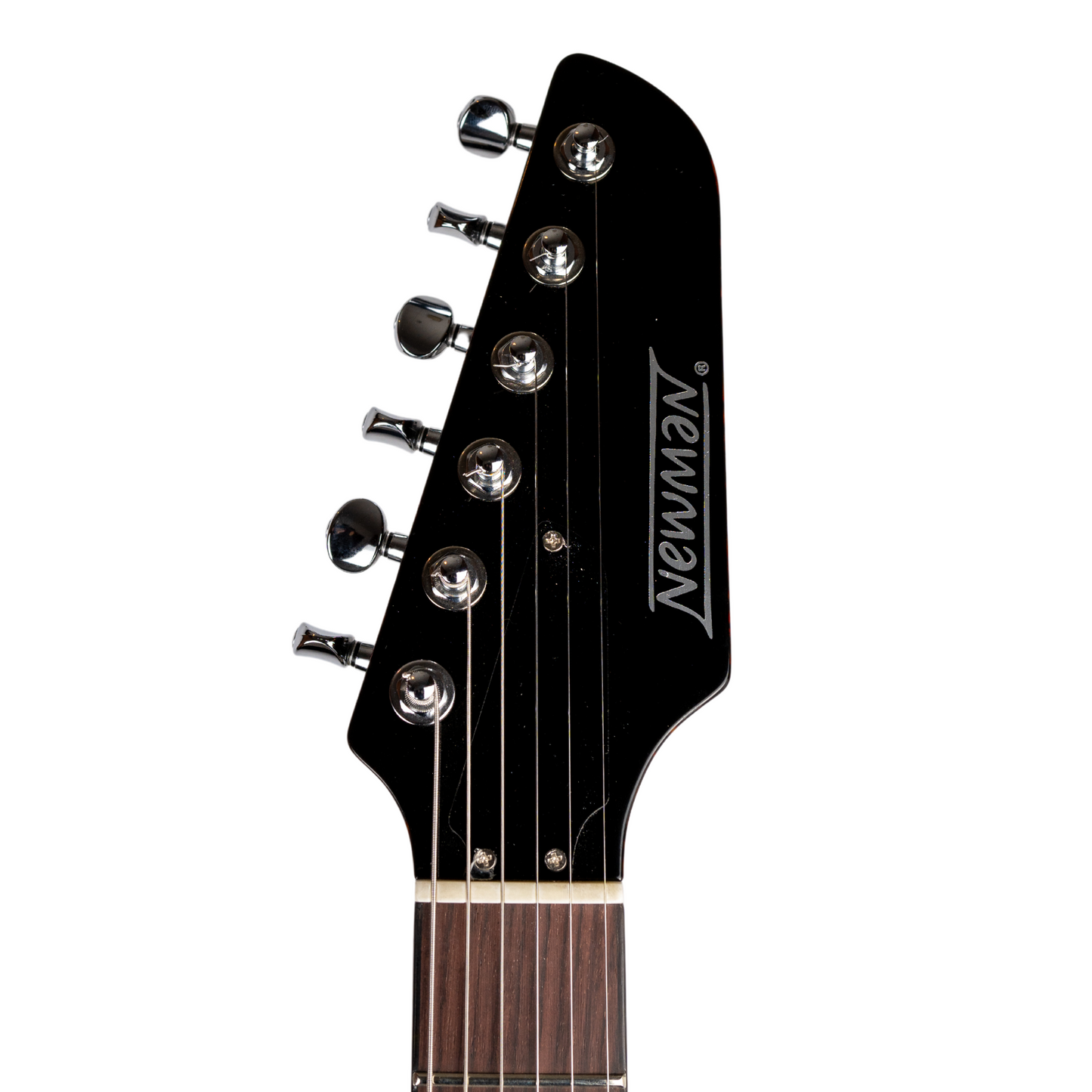 NEWMAN HONEYCOMB SENIOR HH GUITAR-X - NERO DAYTONA W/ TORTOISESHELL BINDING