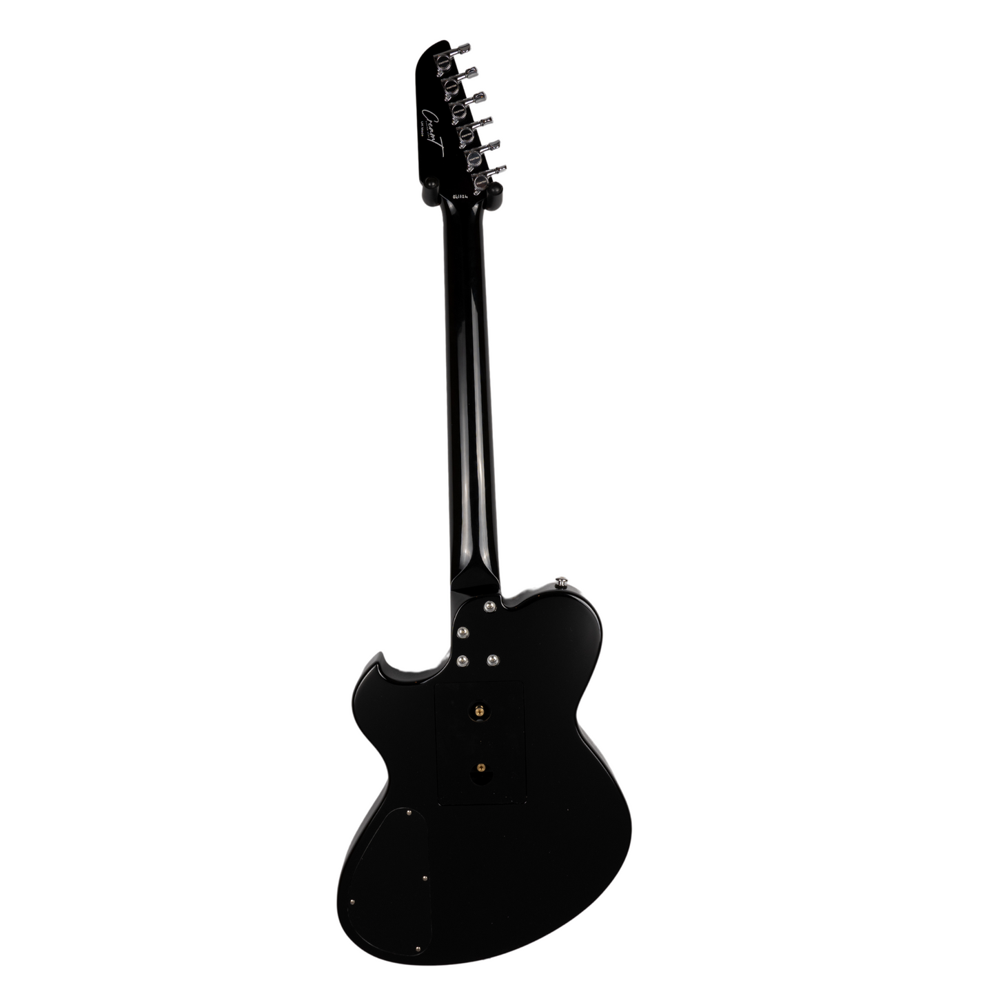 NEWMAN HONEYCOMB SENIOR HH GUITAR-X - NERO DAYTONA W/ TORTOISESHELL BINDING