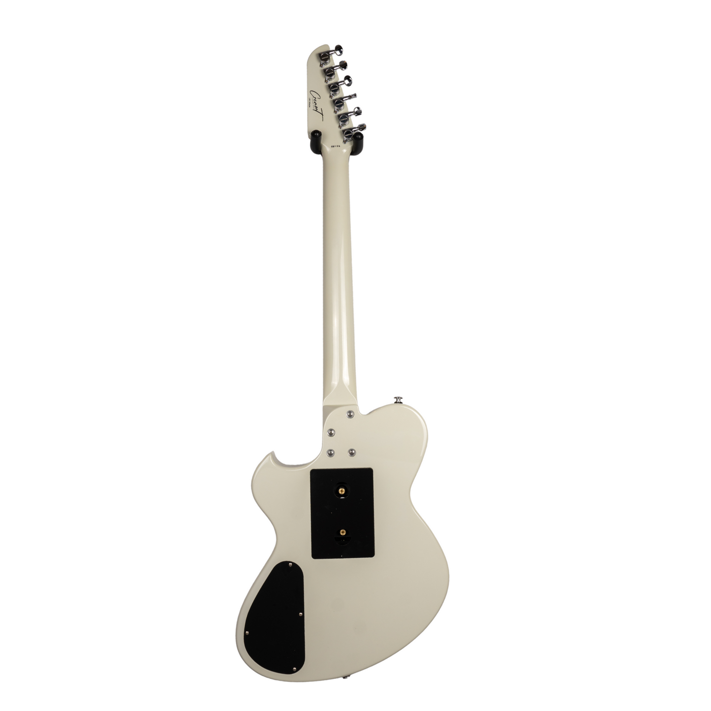 NEWMAN HONEYCOMB SENIOR HH GUITAR-X - BIANCO AVUS W/ TORTOISESHELL BINDING