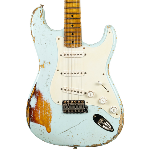 Kauffmann 56S Faded Sonic Blue Over Three Tone Sunburst TTTH - 25199