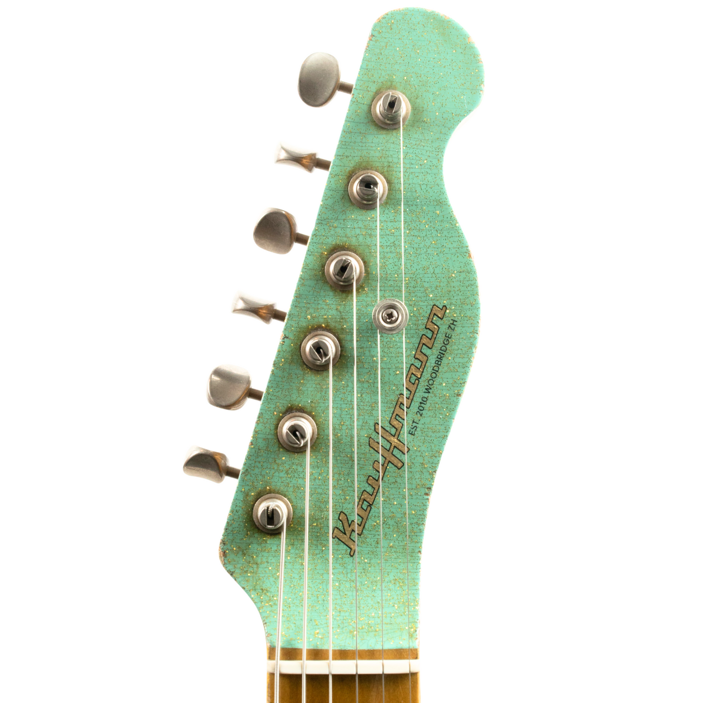 Kauffmann 56T Thinline Herringbone Sea Foam Green Sparkle TTTM - 25038