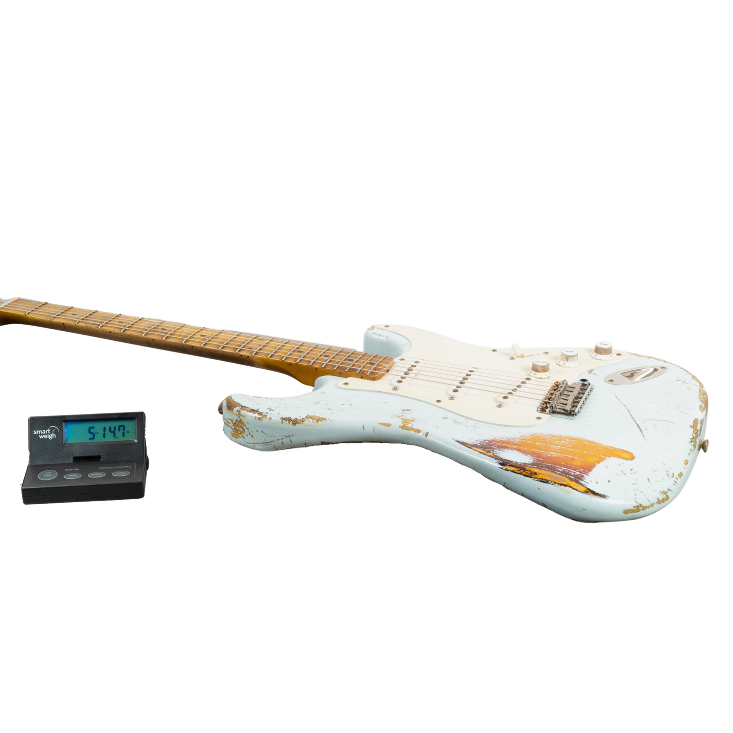 Kauffmann 56S Faded Sonic Blue Over Three Tone Sunburst TTTH - 25199