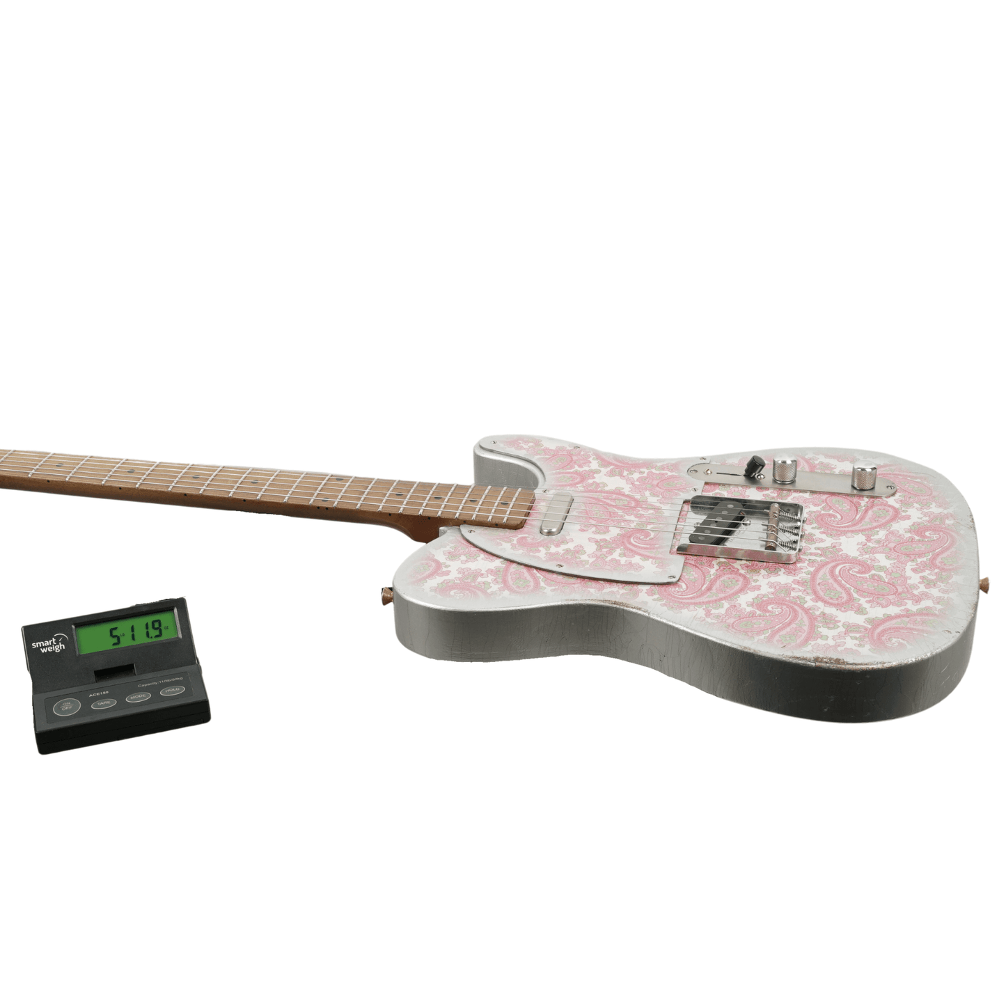 Kauffmann 56T Roasted Maple Neck Silver Paisley TTTM - 24434