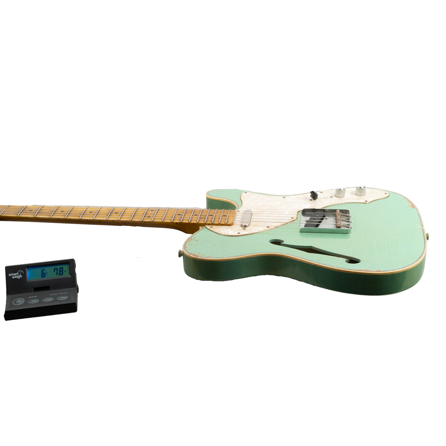 Kauffmann 56T Thinline Herringbone Sea Foam Green Sparkle TTTM - 25038
