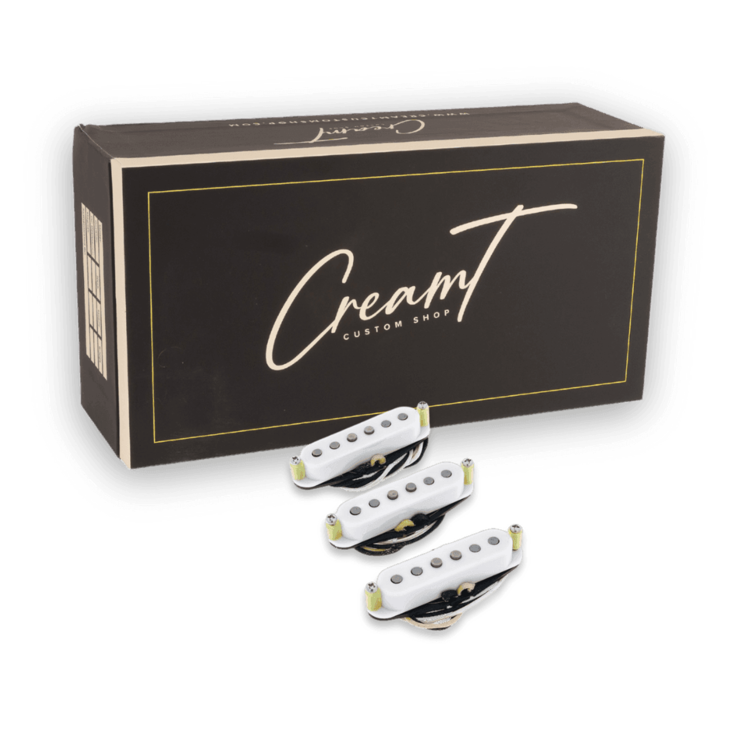 Cream T Custom Shop JB Bolero Single-Coil Set - White