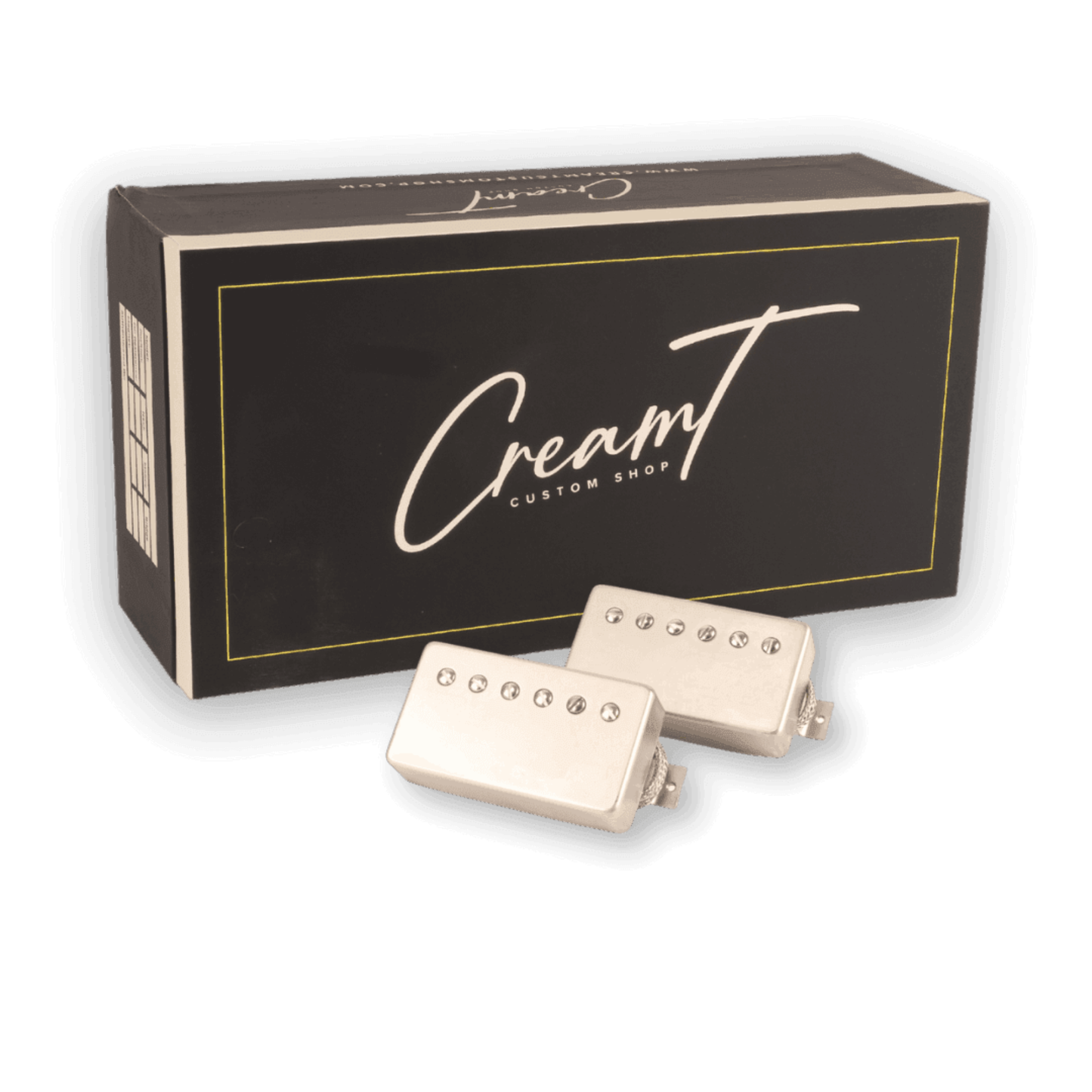 Cream T Custom Shop Cream of the Crop Humbucker Set - Raw Nickel