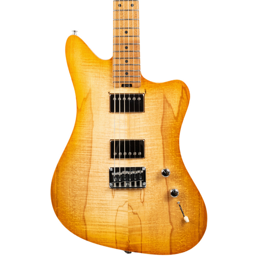 CROSSFIRE CUSTOM GUITAR-X PICKUP SWAPPING - NAKED WHISKERBURST #CC0003