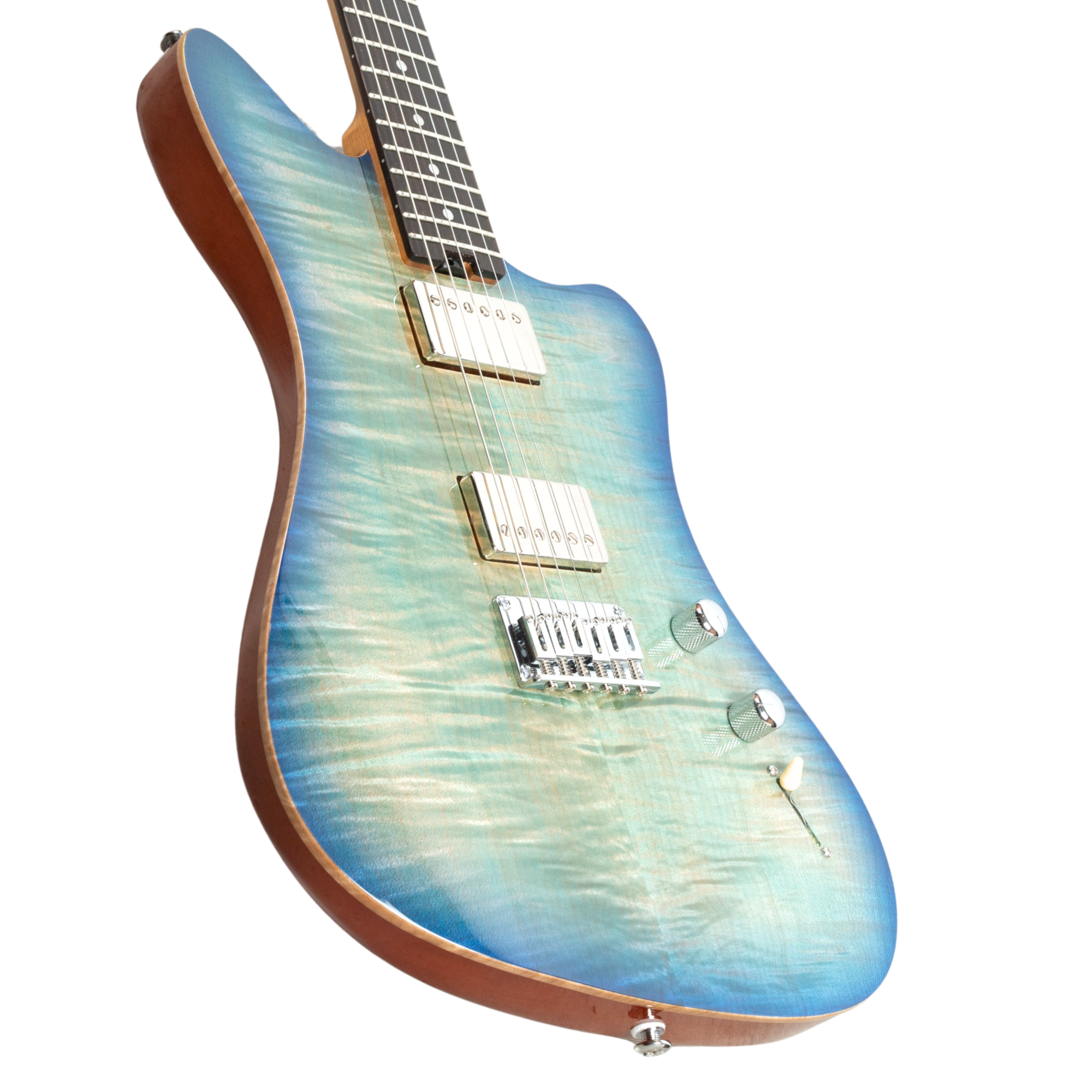 CROSSFIRE CUSTOM GUITAR-X PICKUP SWAPPING - SIRIUS BLUE #CC0004