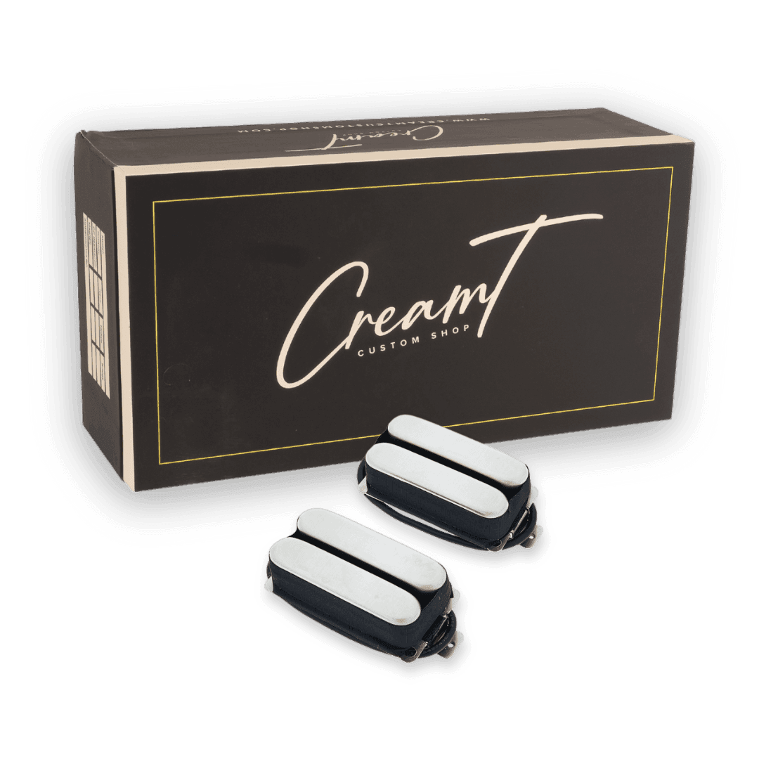Cream T Custom Shop Banger & Mash Humbucker Set - Raw Nickel - Aurora Music Works