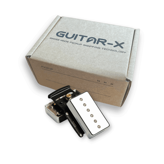 Cream T Custom Shop Duchess P90 Set w/ Guitar-X Pickup Swapping - Polished Nickel Aurora Music Works