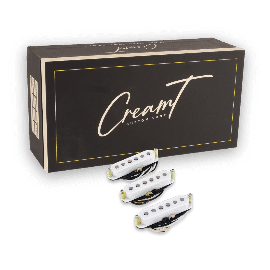 Cream T Custom Shop JB Bolero Single-Coil Set - White Aurora Music Works