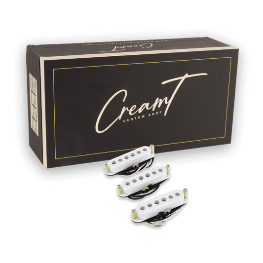 Cream T Custom Shop JB Bolero Single-Coil Set - White Aurora Music Works