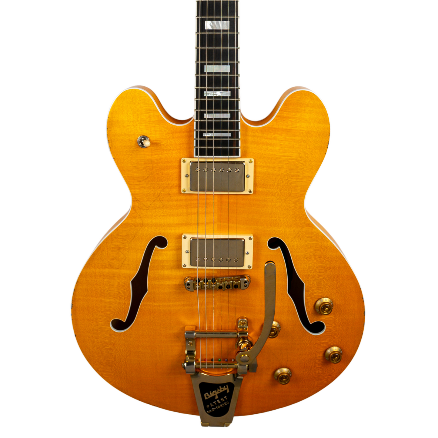 Stromberg Fremont w/ Bigsby - Trans Honey Medium Aged