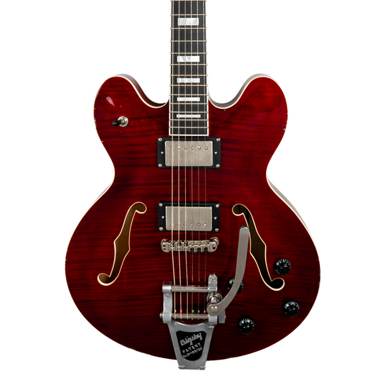 Stromberg Fremont w/ Bigsby - Trans Red Medium Aged