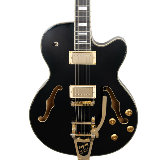 Stromberg Monterey w/ Bigsby - Black Medium Aged