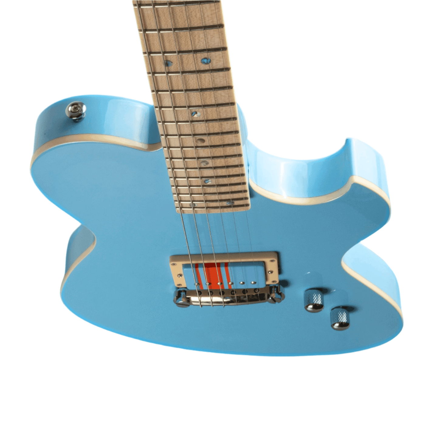 NEWMAN HONEYCOMB JUNIOR GT-40 GUITAR-X BABY BLUE (2 PICKUPS INCLUDED) - 040824 Aurora Music Works