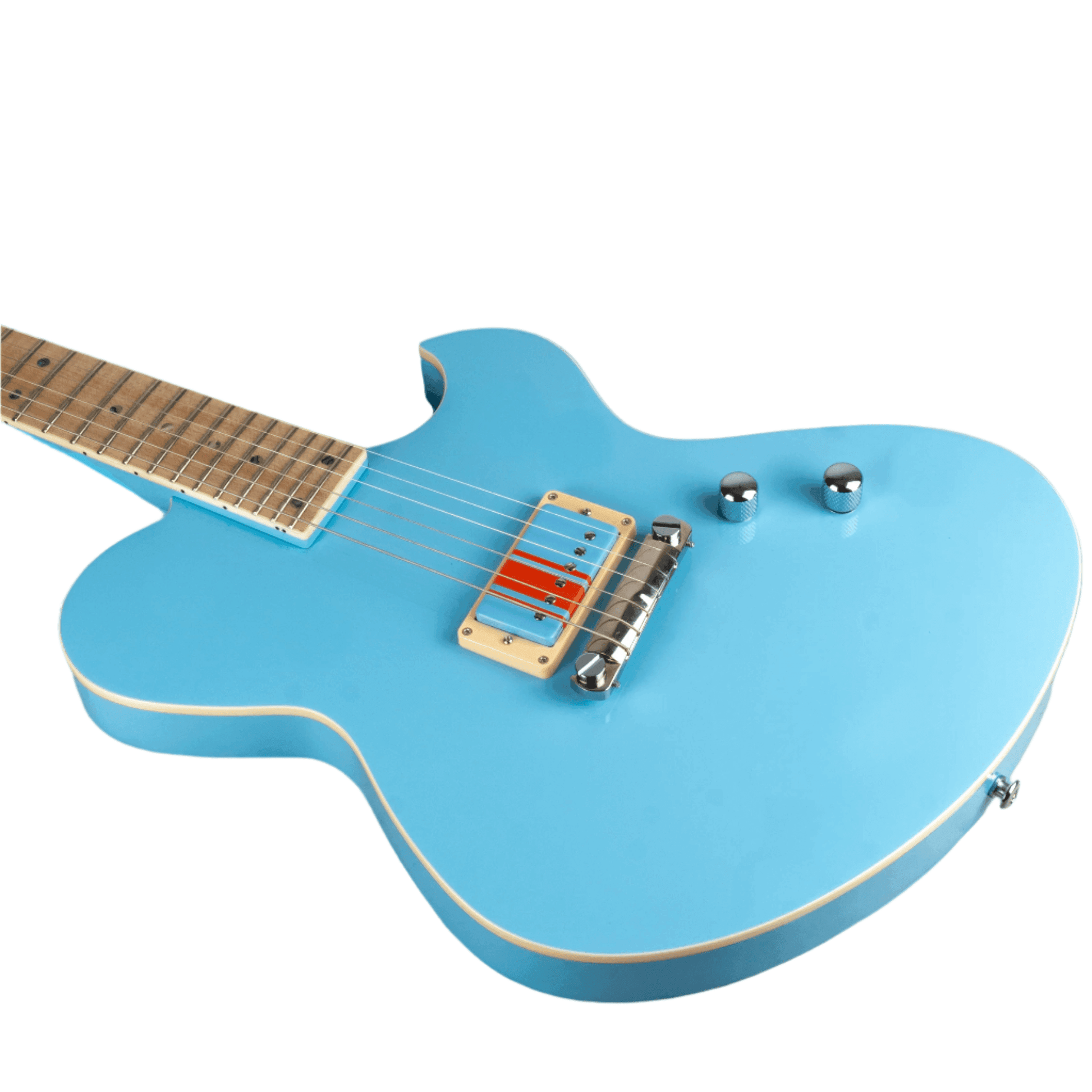 NEWMAN HONEYCOMB JUNIOR GT-40 GUITAR-X BABY BLUE (2 PICKUPS INCLUDED) - 040824 Aurora Music Works