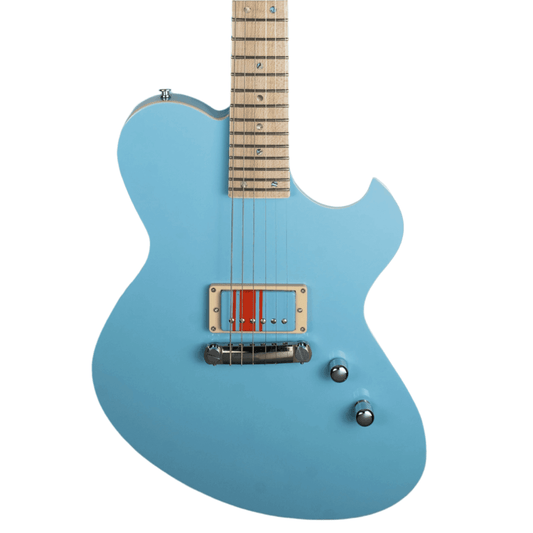 NEWMAN HONEYCOMB JUNIOR GT-40 GUITAR-X - BABY BLUE (2 PICKUPS INCLUDED)