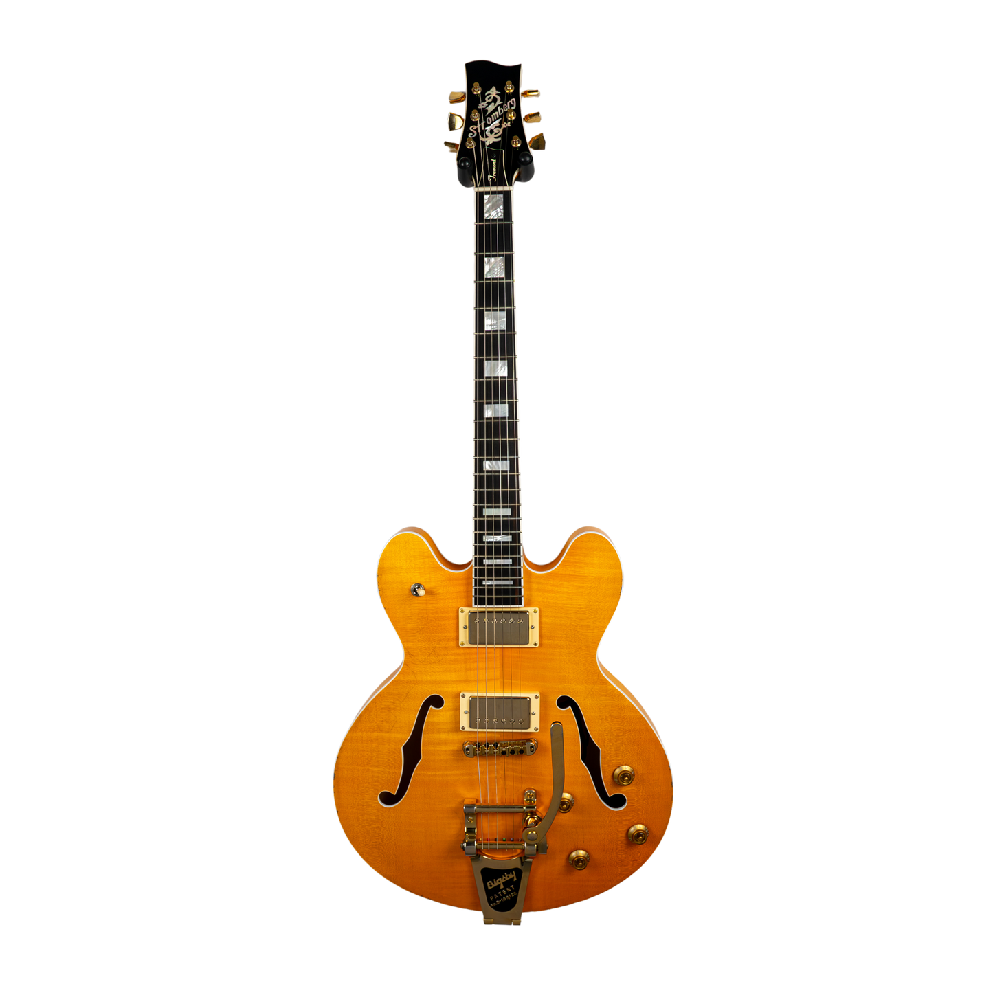 Stromberg Fremont w/ Bigsby - Trans Honey Medium Aged