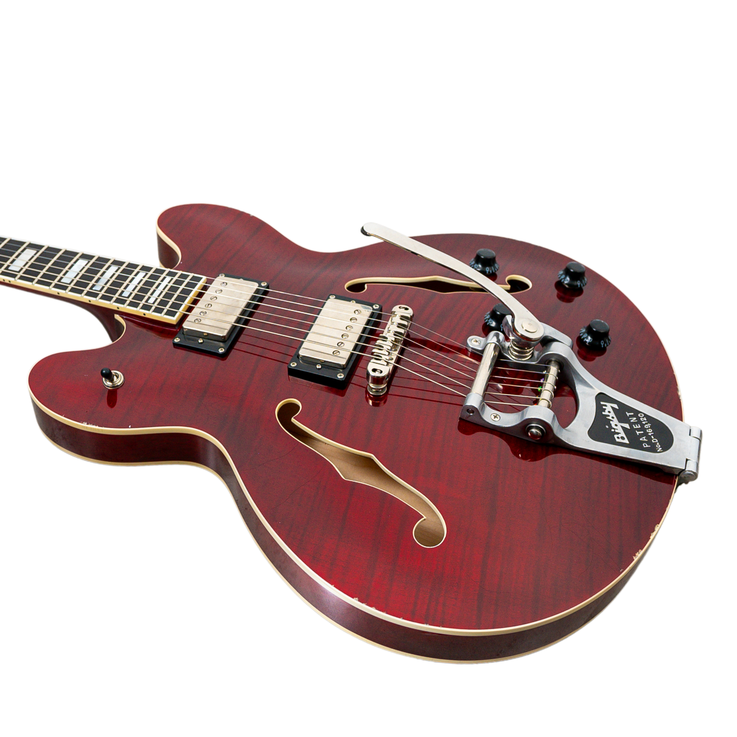 Stromberg Fremont w/ Bigsby - Trans Red Medium Aged