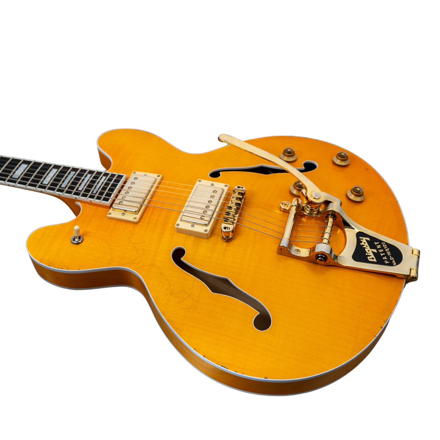 Stromberg Fremont w/ Bigsby - Trans Honey Medium Aged
