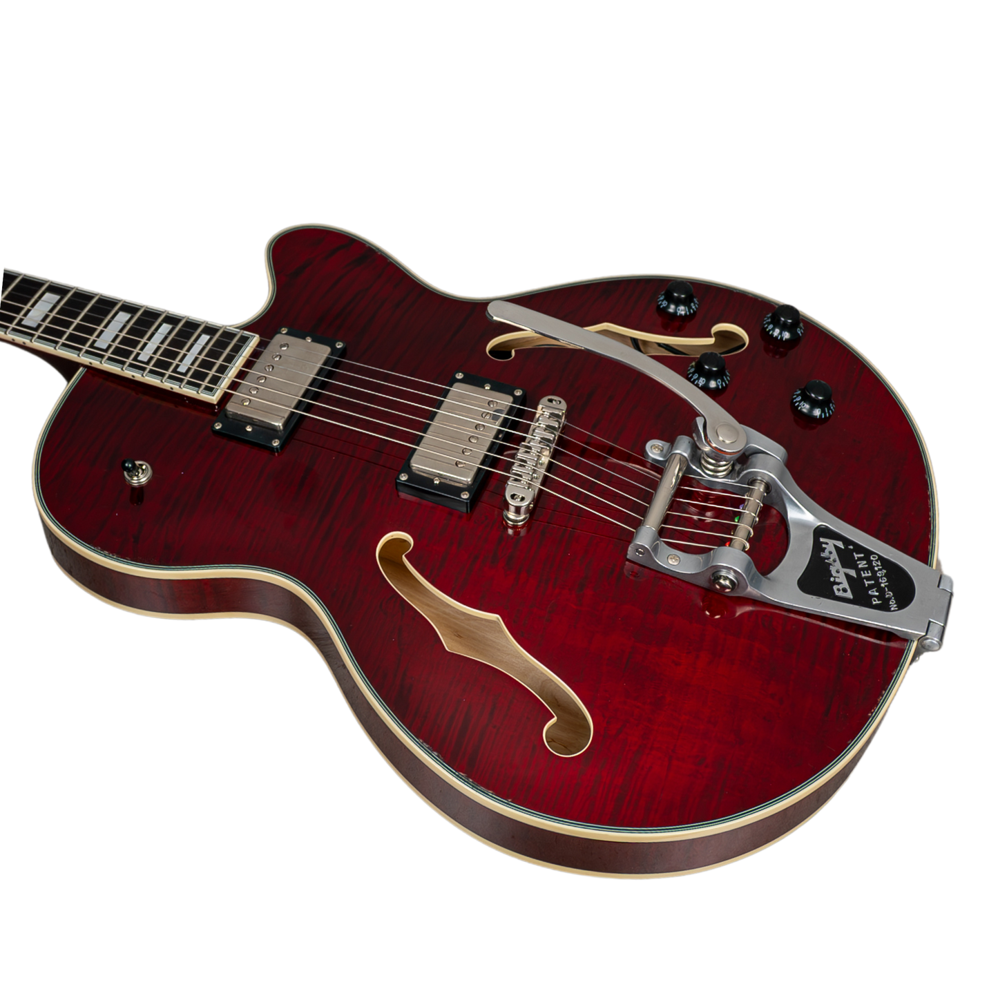 Stromberg Monterey w/ Bigsby - Trans Red Medium Aged