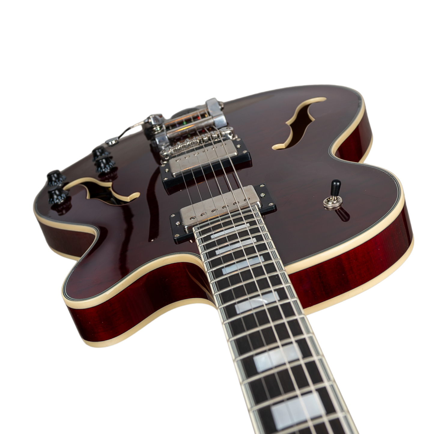 Stromberg Monterey w/ Bigsby - Trans Red Medium Aged