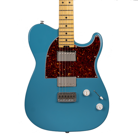 ASTRA STANDARD HH GUITAR-X PICKUP SWAPPING - ETNA BLUE