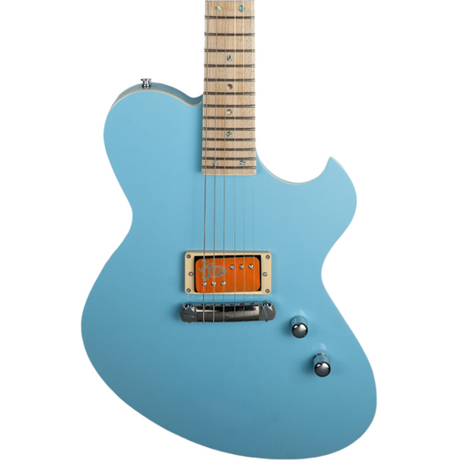 NEWMAN HONEYCOMB JUNIOR GT-40 GUITAR-X - BABY BLUE- ULTIMATE BILLY EDITION (5 PICKUPS INCLUDED)