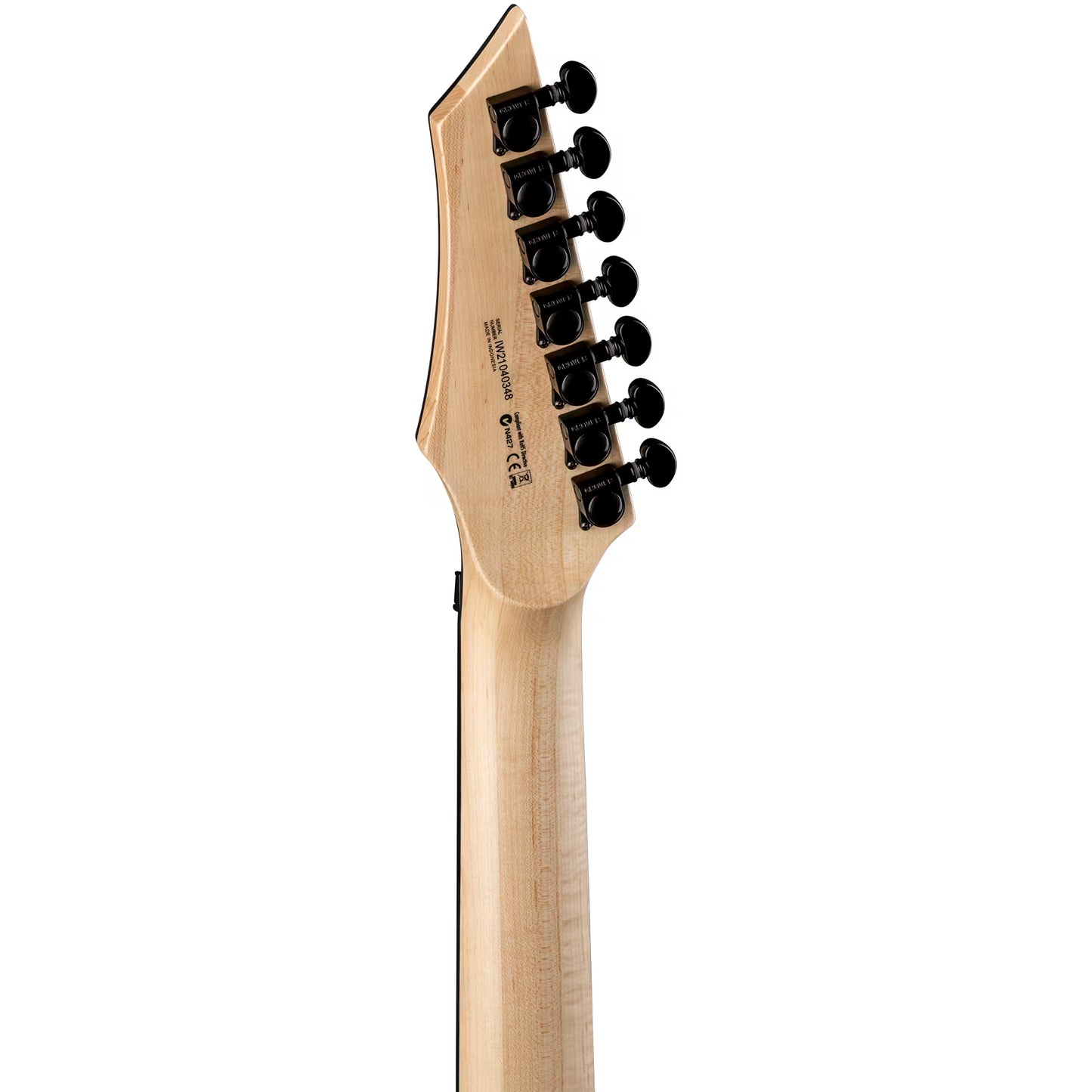 Dean Guitars Exile Select 7 Floyd Fluence Natural Black Burst