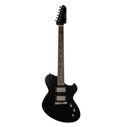 NEWMAN HONEYCOMB SENIOR HH GUITAR-X - NERO DAYTONA W/ CREAM BINDING