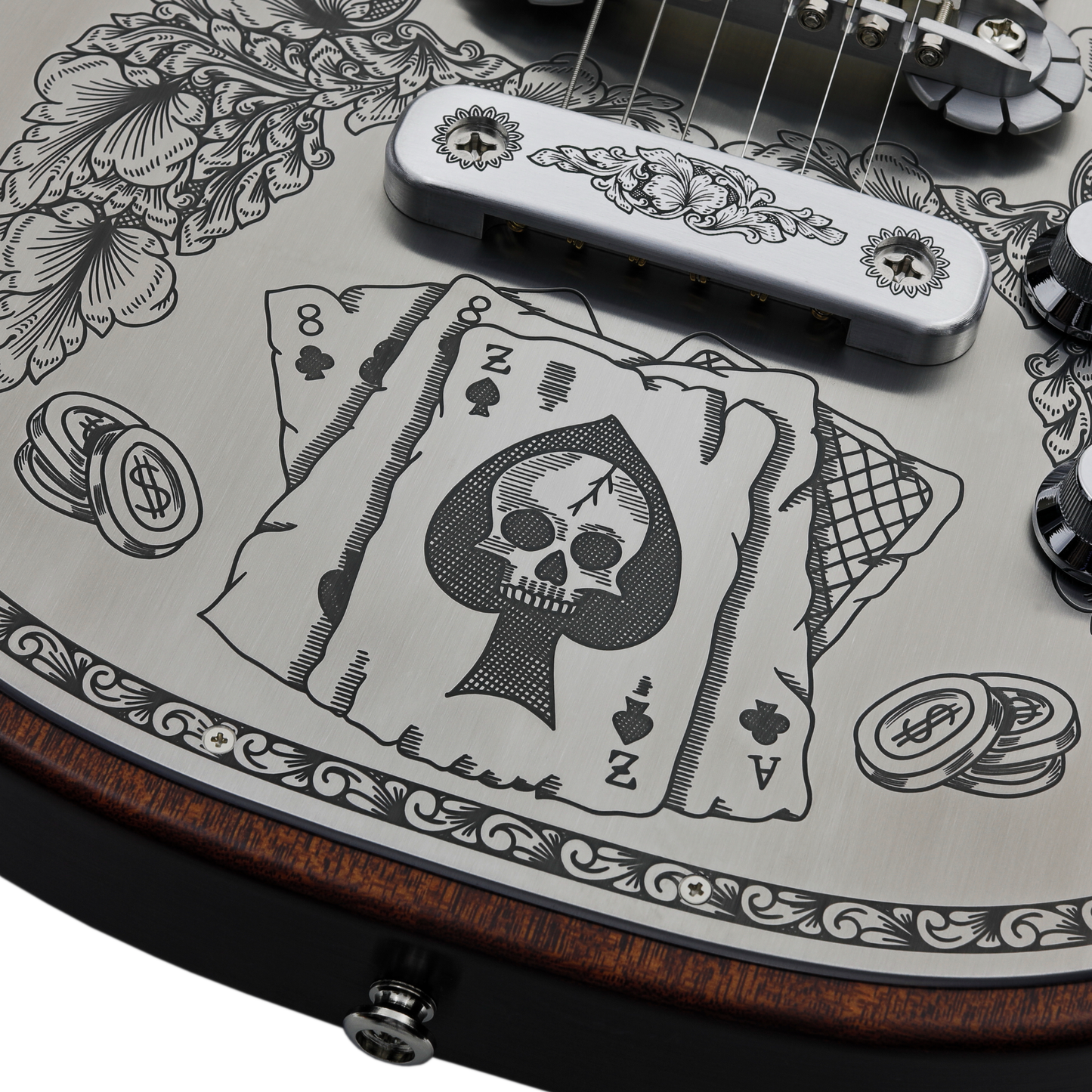 Zemaitis Guitars MFG-AC-24 Aces & 8s, Natural