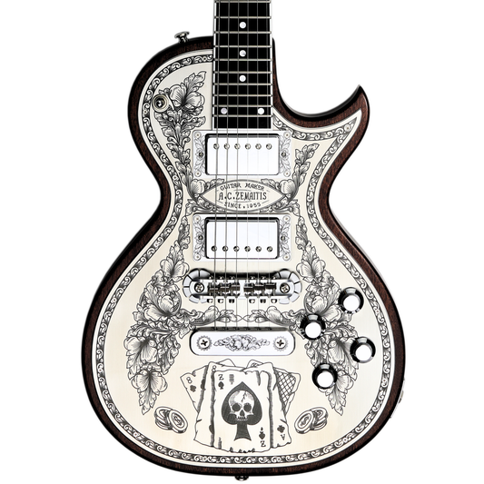 Zemaitis Guitars MFG-AC-24 Aces & 8s, Natural