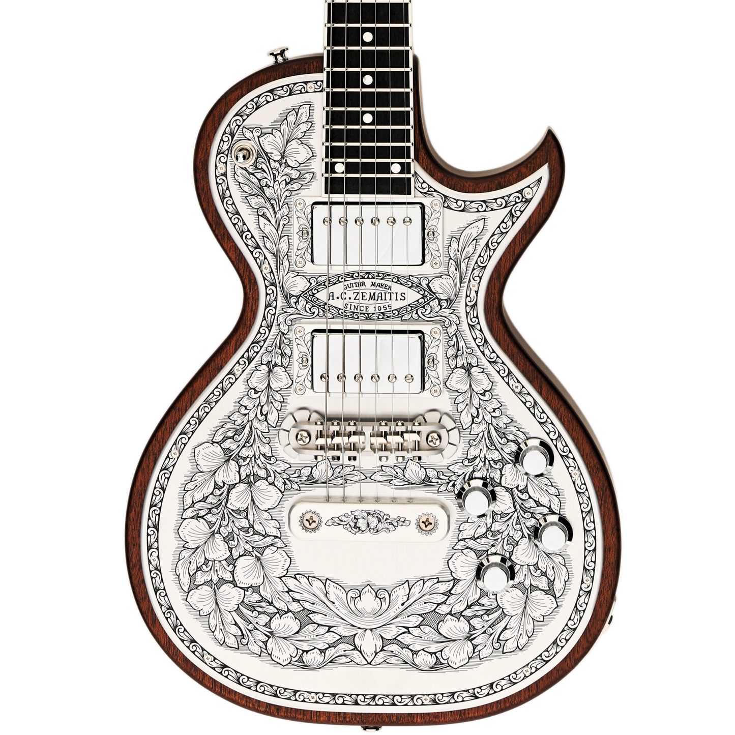 Zemaitis Guitars MFG-AC-24 Leaf, Natural