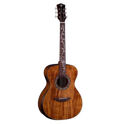 Luna Guitars Vineyard Koa Bevel Folk A/E, Gloss Natural