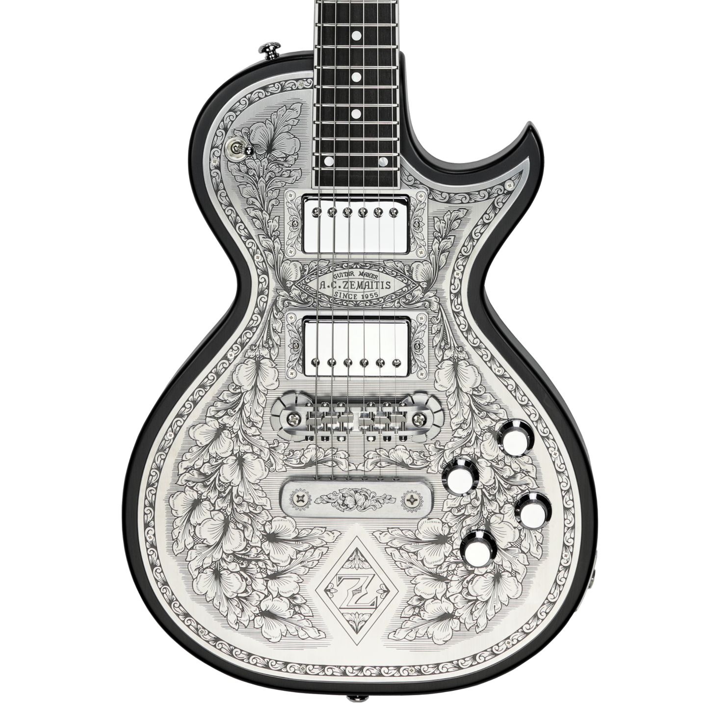 Zemaitis Guitars MFG-AC-24 Diamond Z, Black