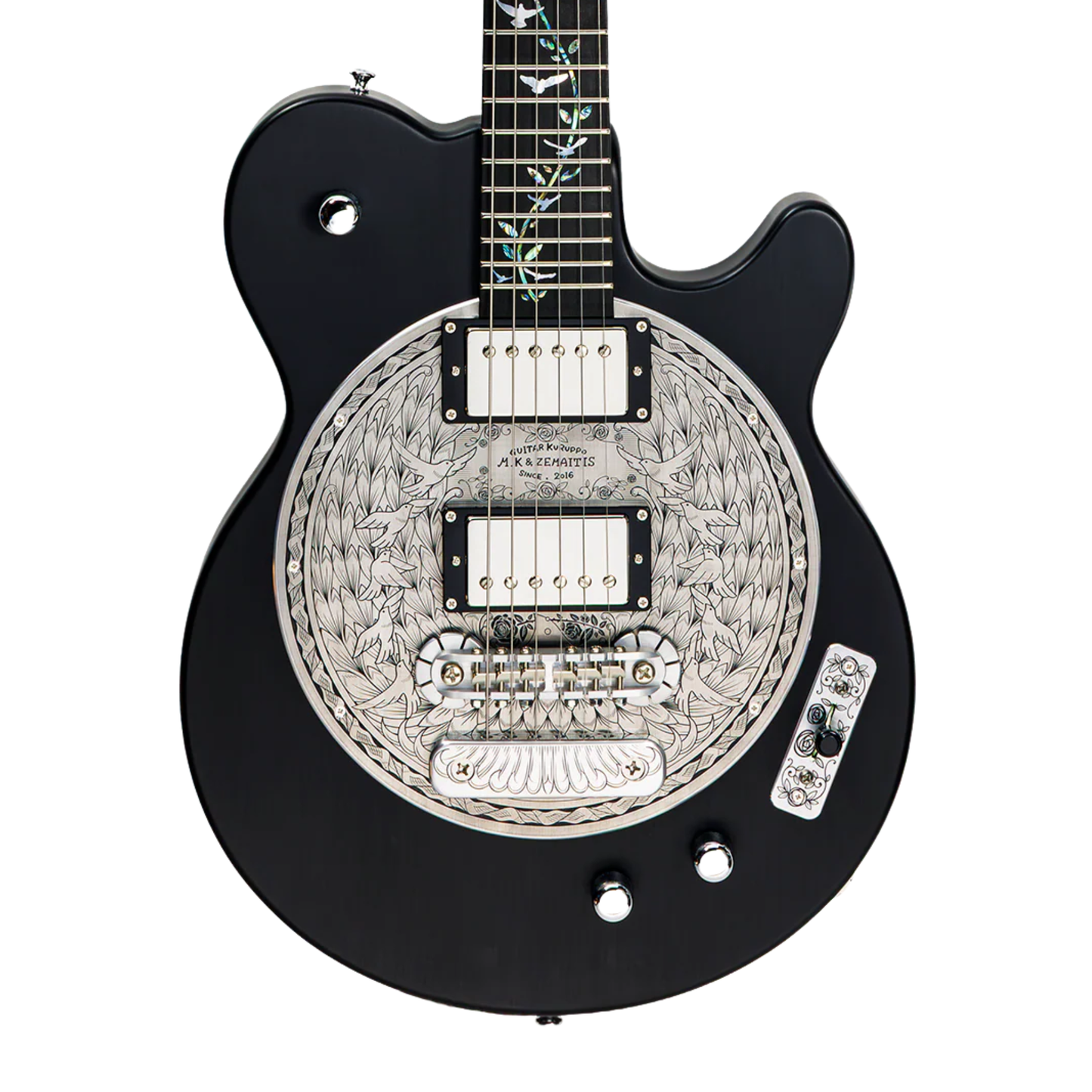 Zemaitis Guitars The Portrait Miku Kobato "Starry Pigeons", Black Satin