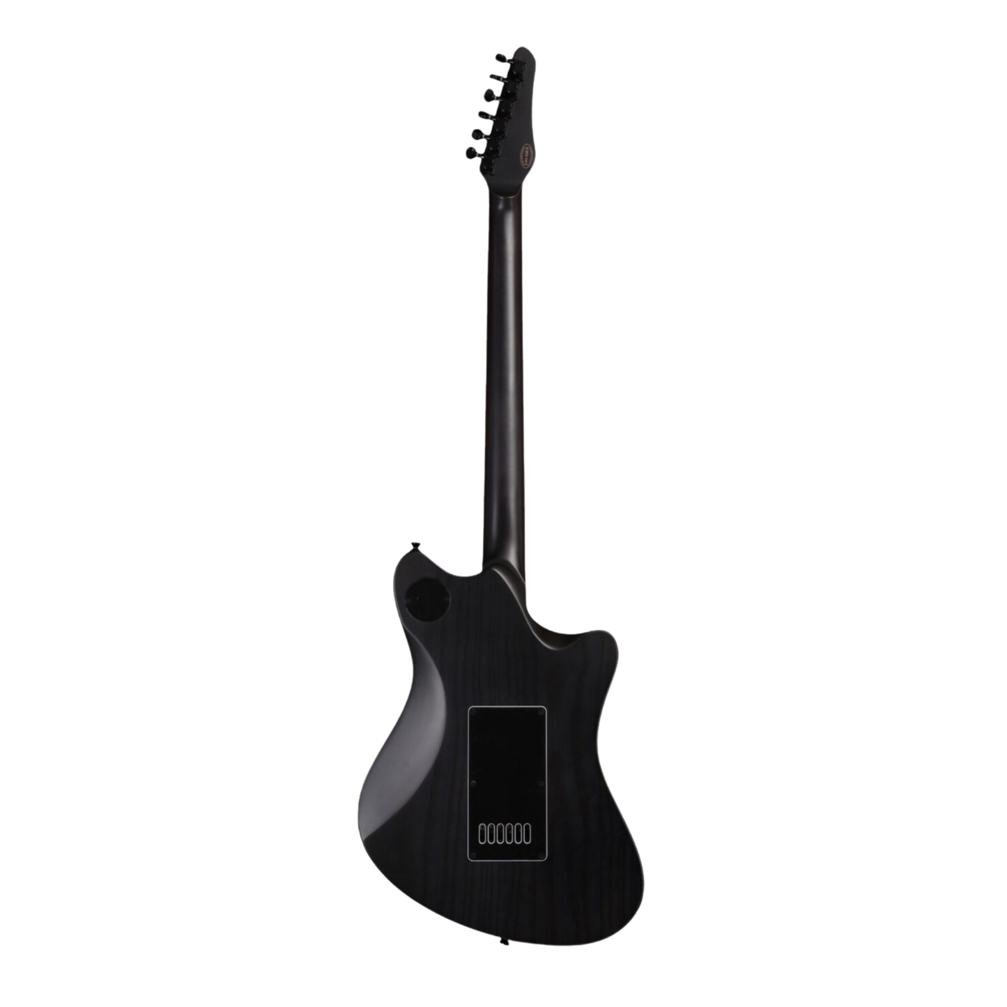 Balaguer Guitars MITCH6 Espada Baritone, Satin Two-Tone Black Edge Burst