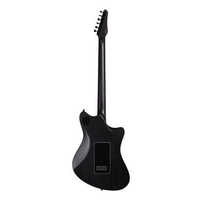 Balaguer Guitars MITCH6 Espada Baritone, Satin Two-Tone Black Edge Burst