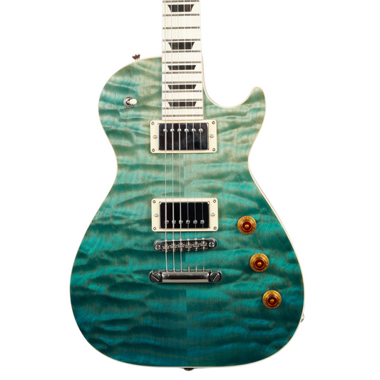 AURORA CUSTOM MP2 "CREAM DE LA CREME" GUITAR-X PICKUP SWAPPING - LAGUNA MADRE #32317 (INCLUDES FREE HISCOX HARDCASE)