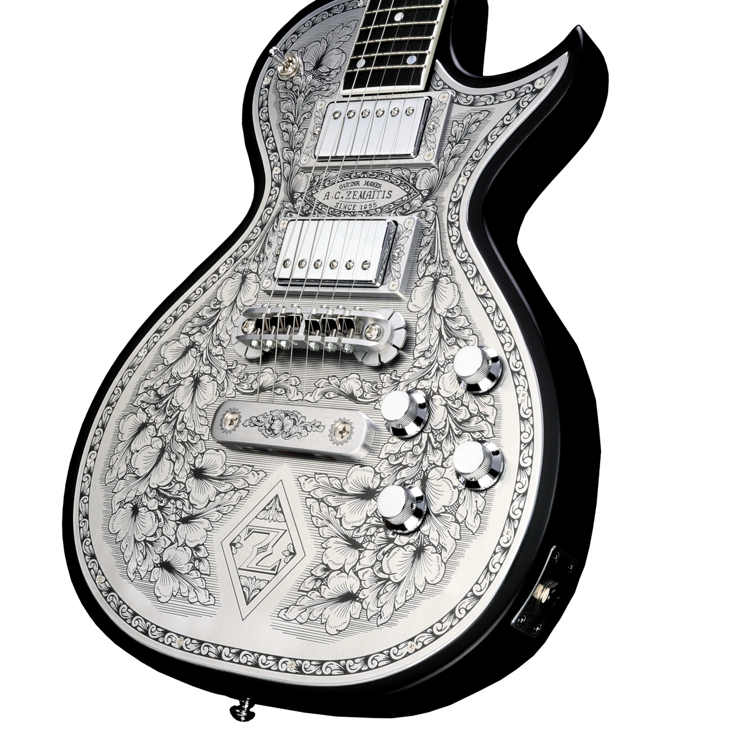 Zemaitis Guitars MFG-AC-24 Diamond Z, Black