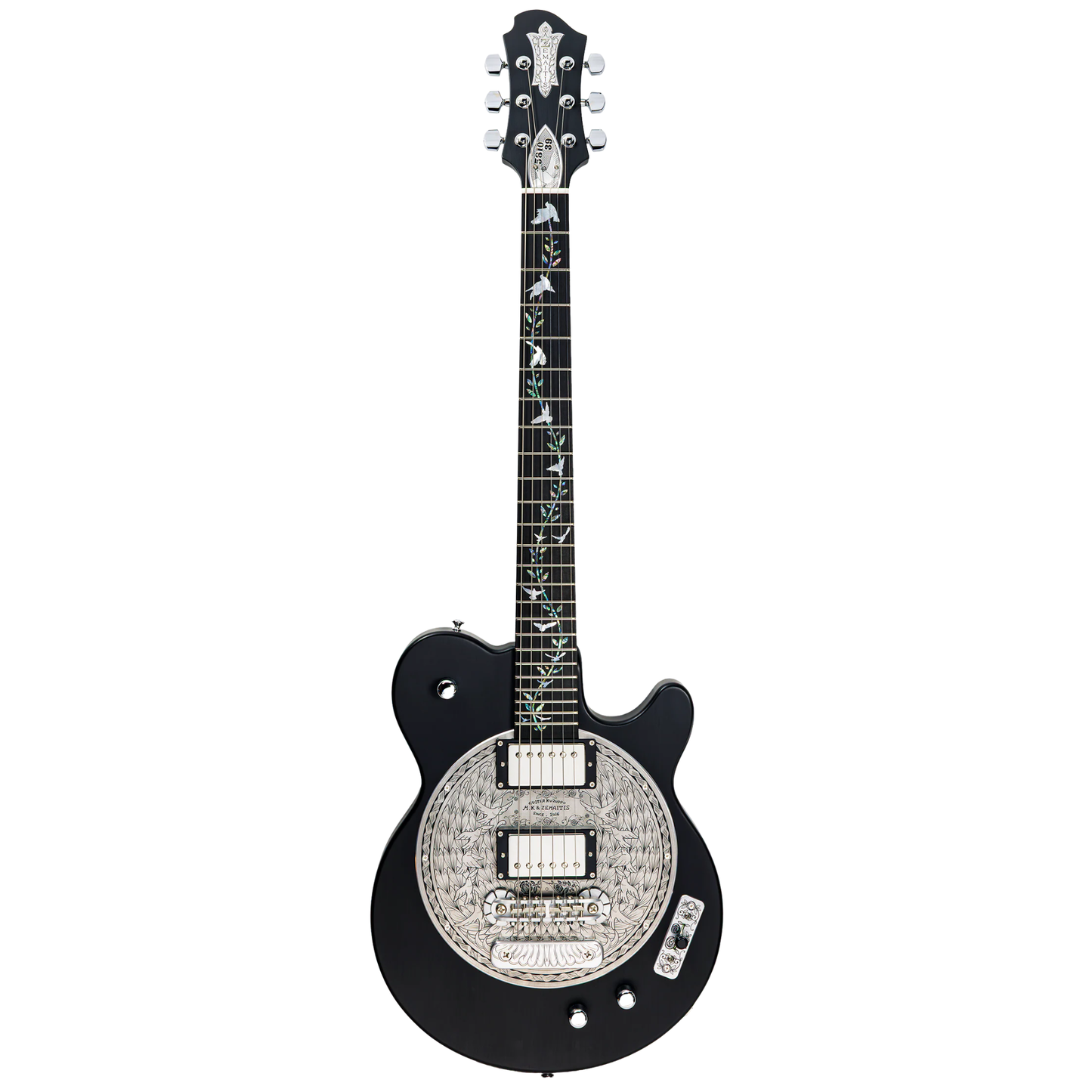 Zemaitis Guitars The Portrait Miku Kobato "Starry Pigeons", Black Satin