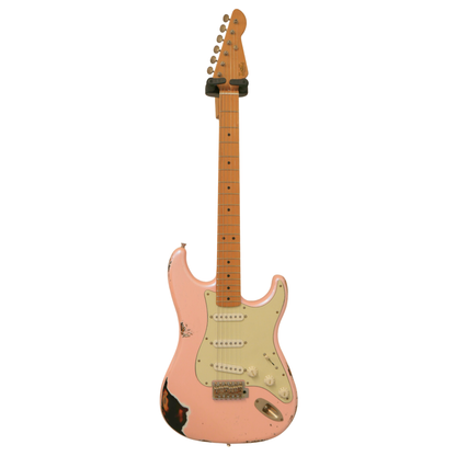 LSL Saticoy 22 SSS Iced Pink Over 3 Tone Vintage Sunburst