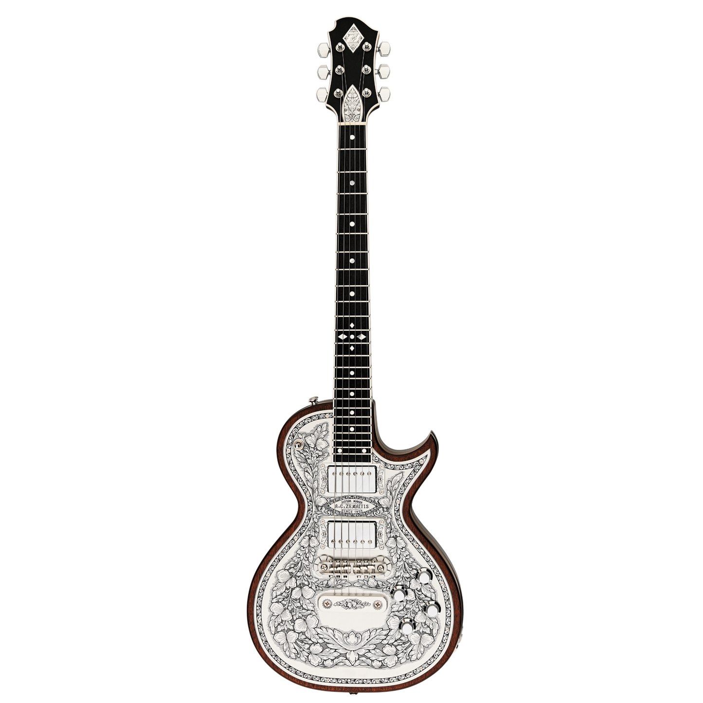 Zemaitis Guitars MFG-AC-24 Leaf, Natural