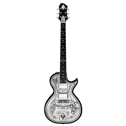 Zemaitis Guitars MFG-AC-24 Aces & 8s, Black